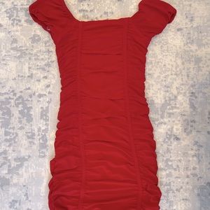 Cheryl Kids Amelia Dress, Size Medium 10/12, Red, Made in USA